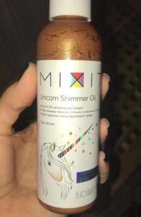 Отзыв о Бронзовое масло-хайлайтер для тела MIXIT Unicorn Shimmer Oil Bronze от Genesis  - отзыв