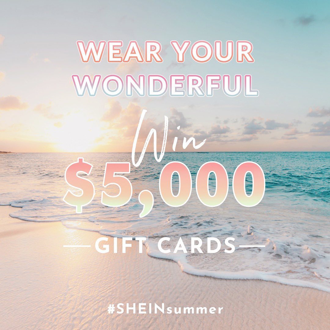 SHEIN.COM - 𝑩𝑰𝑮 𝑮𝑰𝑽𝑬𝑨𝑾𝑨𝒀 𝑻𝑰𝑴𝑬 💖

We are giving away $5000 in gift cards for our lovely followers to celebrate the upcoming #SHEINsummer campaign, how would you like being one of the winners? JOIN NOW!...