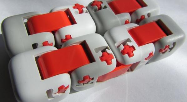 Игрушка-антистресс Xiaomi Перекидной кубик-конструктор (Mi Fidget Cube, Mitu Cube Spinner) фото