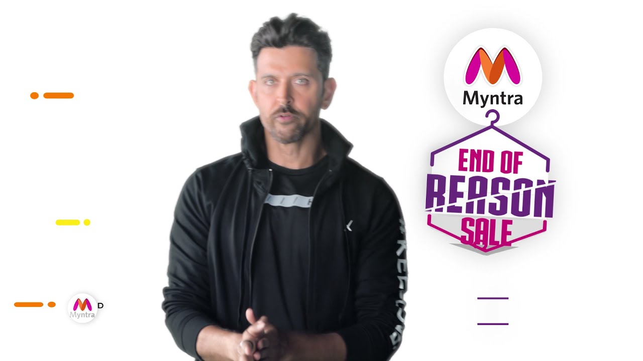 Myntra End Of Reason Sale is Now Live | 3rd to 8th July |  Hrithik Roshan Styled By Myntra