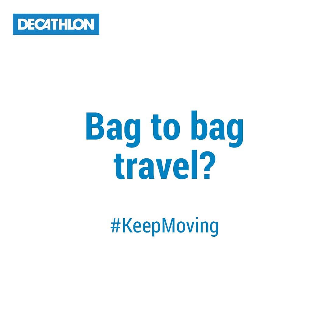 Decathlon Sports India - For everything from souvenirs to emotions. 

Visit the link 🔗  in our bio to discover.

#keepmoving #bags #carryeasy #traveller #safejourney #commute #carrymore #baggage #spac...