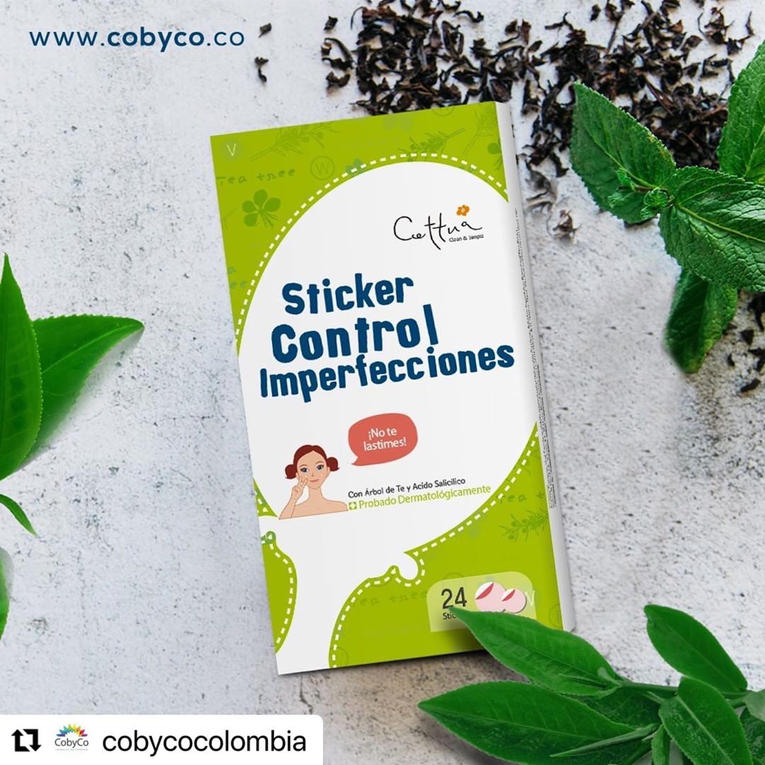 Cettua Colombia - #Repost @cobycocolombia with @make_repost
・・・
¡Cuida tu rostro,  no lo maltrates! ⁣
⁣
Los Stickers Control Imperfecciones de Cettua  disimulan, combaten y eliminan granitos, su fórmu...