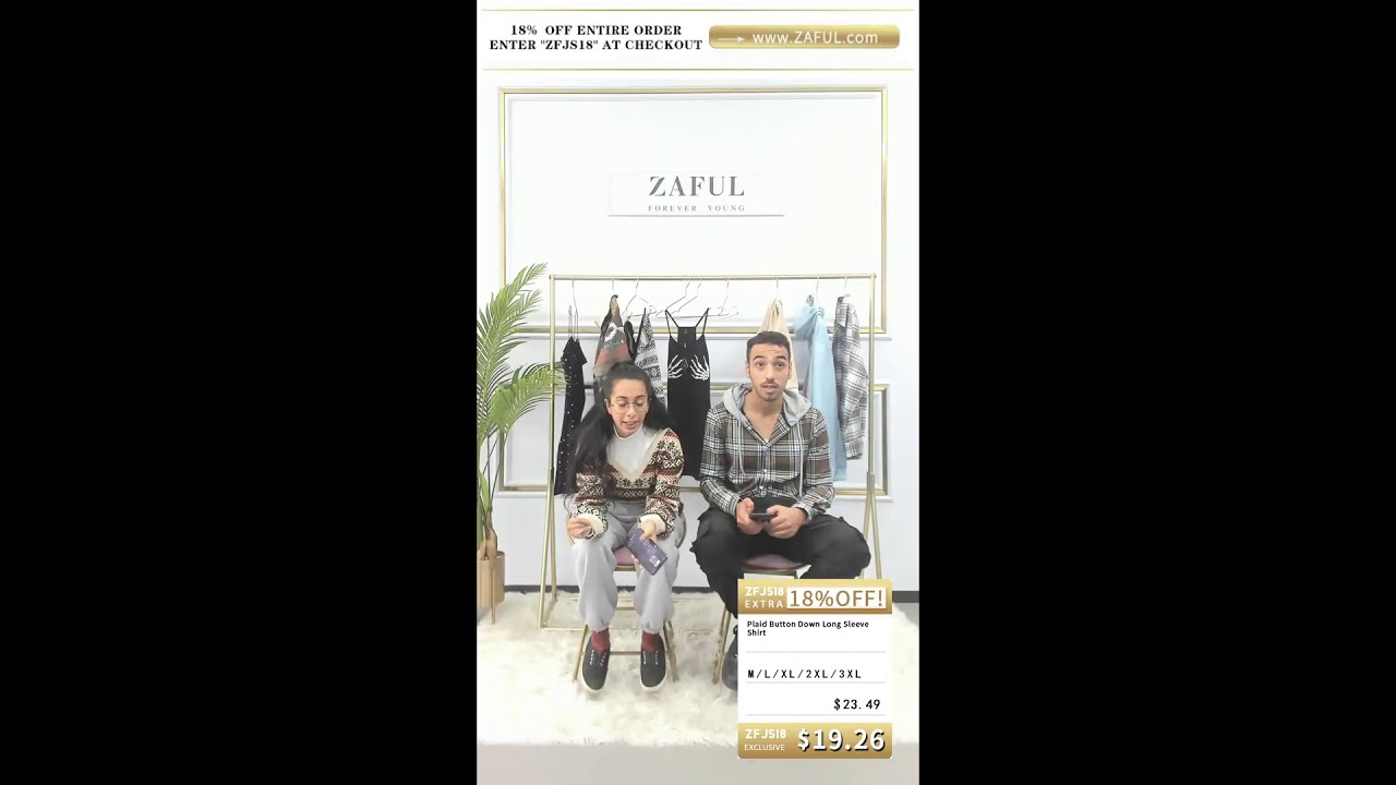 ZAFUL LIVE | Enjoy 18% OFF with The Code "ZFJS18"