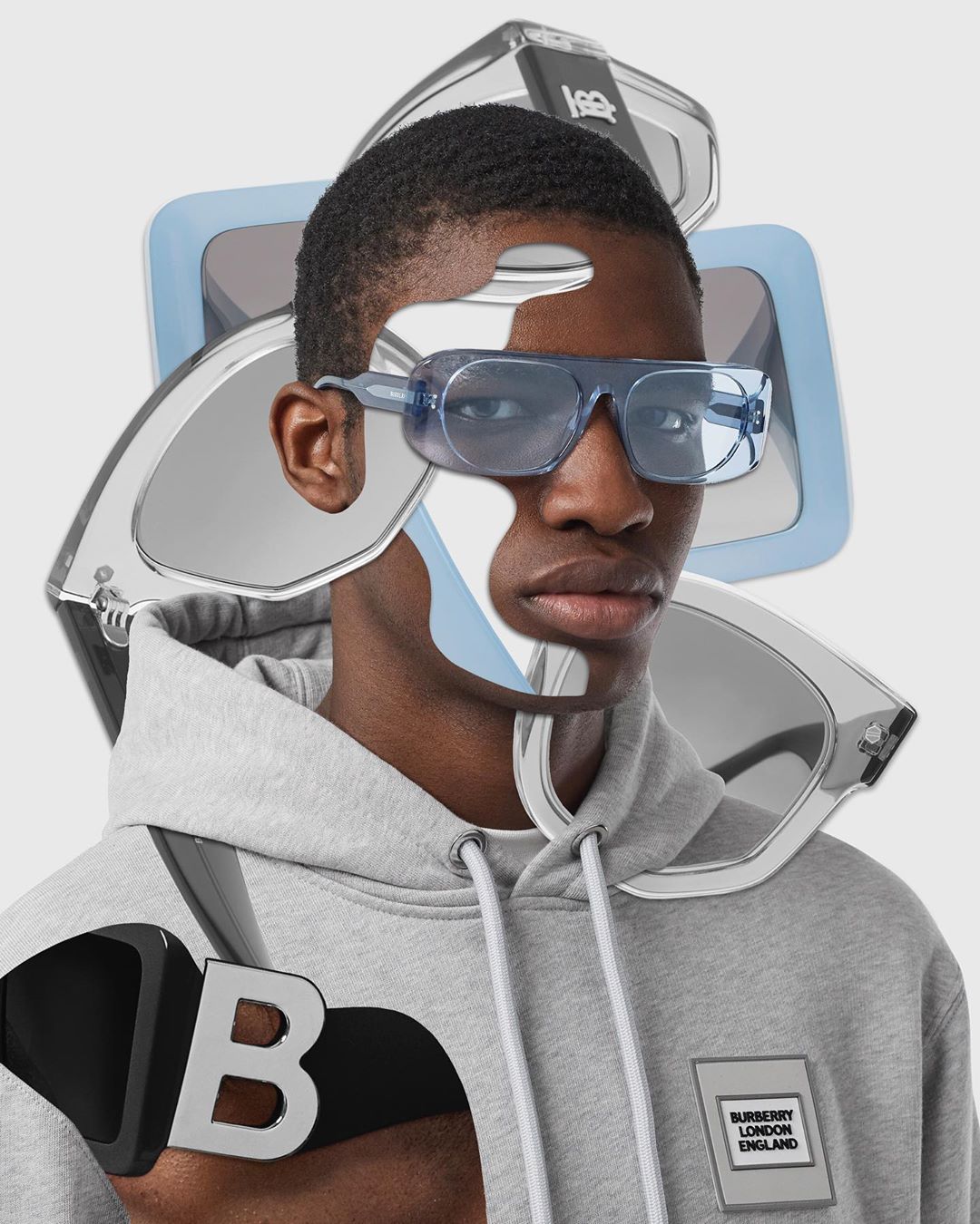 Burberry - @TheCuadro reflects on the idea of discovery by layering images of our B Motif sunglasses to reveal a new way of looking. Part of an ongoing series of collaborations with creators from the...