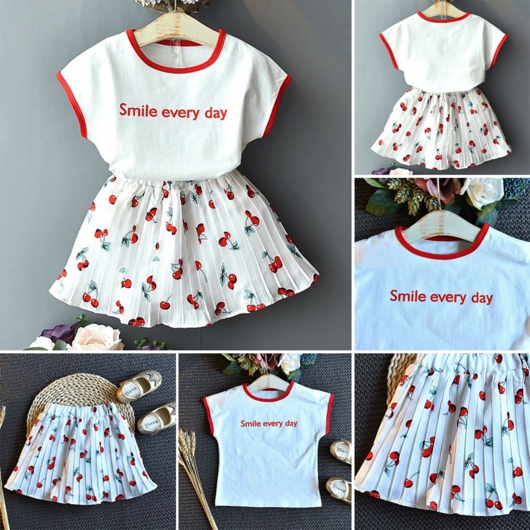 popreal.com - 🎀🎀Letter Pattern Tee Cherry Print Pleated Skirt Sets
🎀🎀
Age:1.5-7 Years Old
🚀🚀Shop link in bio🚀🚀
HOT SALE & FREE SHIPPING
💝Exclusive Coupon For Customer💝
5% off order over $69👉Code:SUM5...