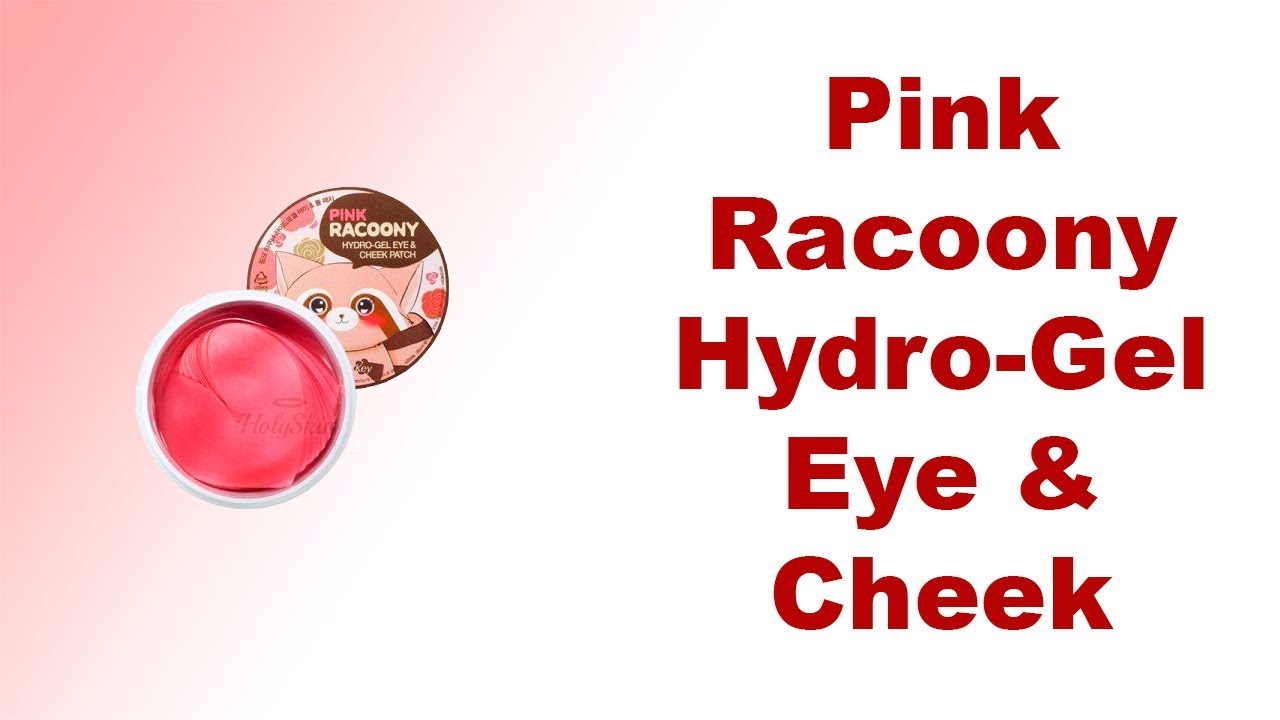 Pink Racoony Hydro Gel Eye & Cheek Patch