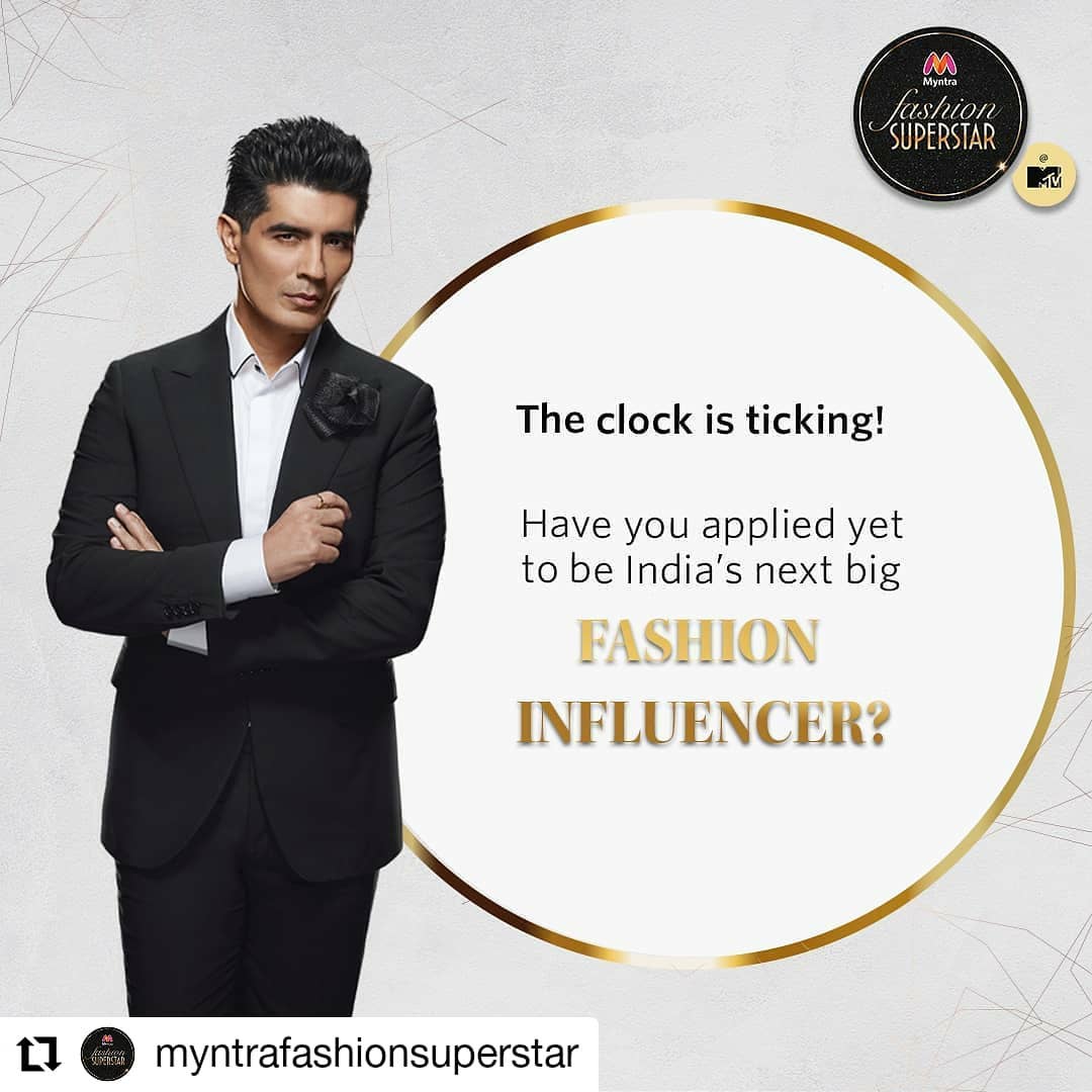 MYNTRA - Only a few days to go to grab your chance to become India's Next Big Fashion Influencer! We know you don't wanna miss this opportunity!! 🎊

Click on the link in the bio to apply now.

#Myntra...