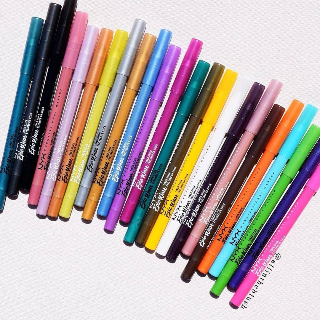 NYX Professional Makeup - The possibilities are endless with our new EPIC WEAR LINER STICKS 🌈✨ •  #regram @allintheblush #nyxcosmetics #nyxprofessionalmakeup #crueltyfreebeauty