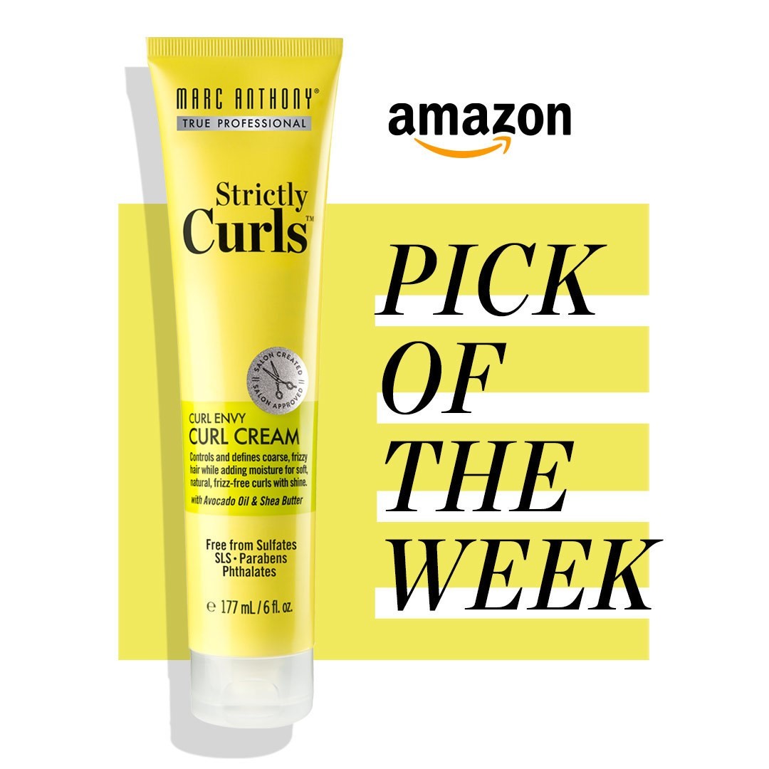 Marc Anthony Hair Care - 📣 Look what @Amazon's pick of the week is! 🌟 Perfect for coarse, frizzy hair, the Curl Envy Cream is made with Shea Butter, Avocado Oil and Vitamin E for all-day moisture plus...
