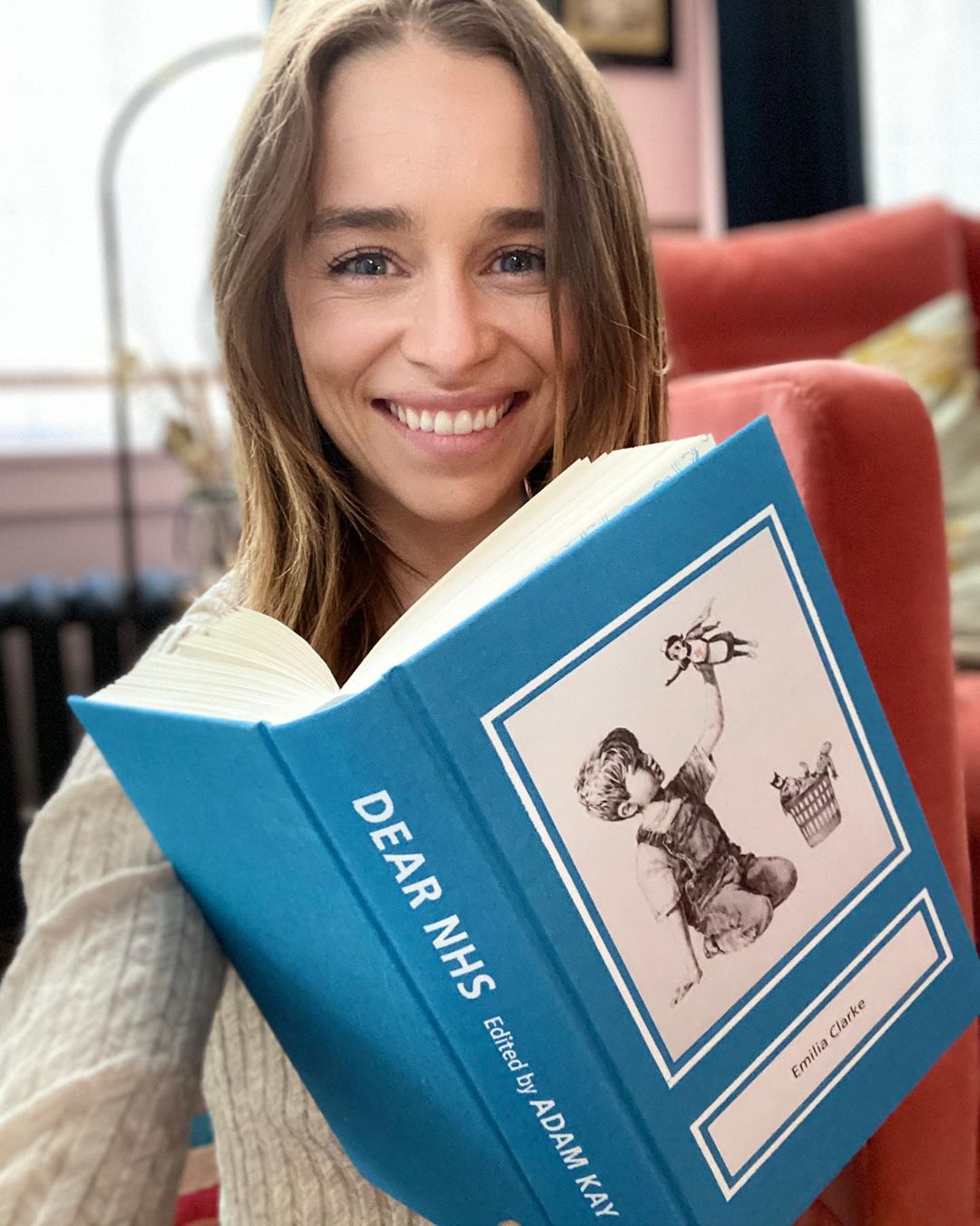 emilia_clarke - I love my #nhs and here is a book where I will tell you the many ways in which I love The NHS... (spoiler- they literally saved my life) 
@amateuradam knows how beloved our magical ins...