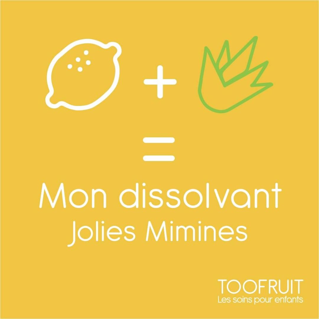 TOOFRUIT - [CITRON BIO + ALOE VERA = MON DISSOLVANT JOLIES MIMINES]

Chez TOOFRUIT, on vous dit tout sur la composition de nos produits. Alors voici la liste des ingrédients contenus dans notre dissol...