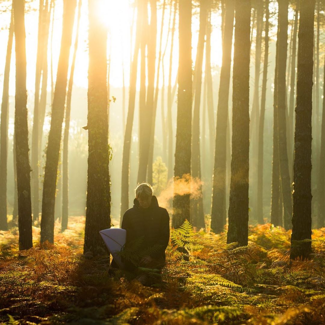 Quiksilver - The things we do for a wave. Dawn patrol with @kaelwalsh.