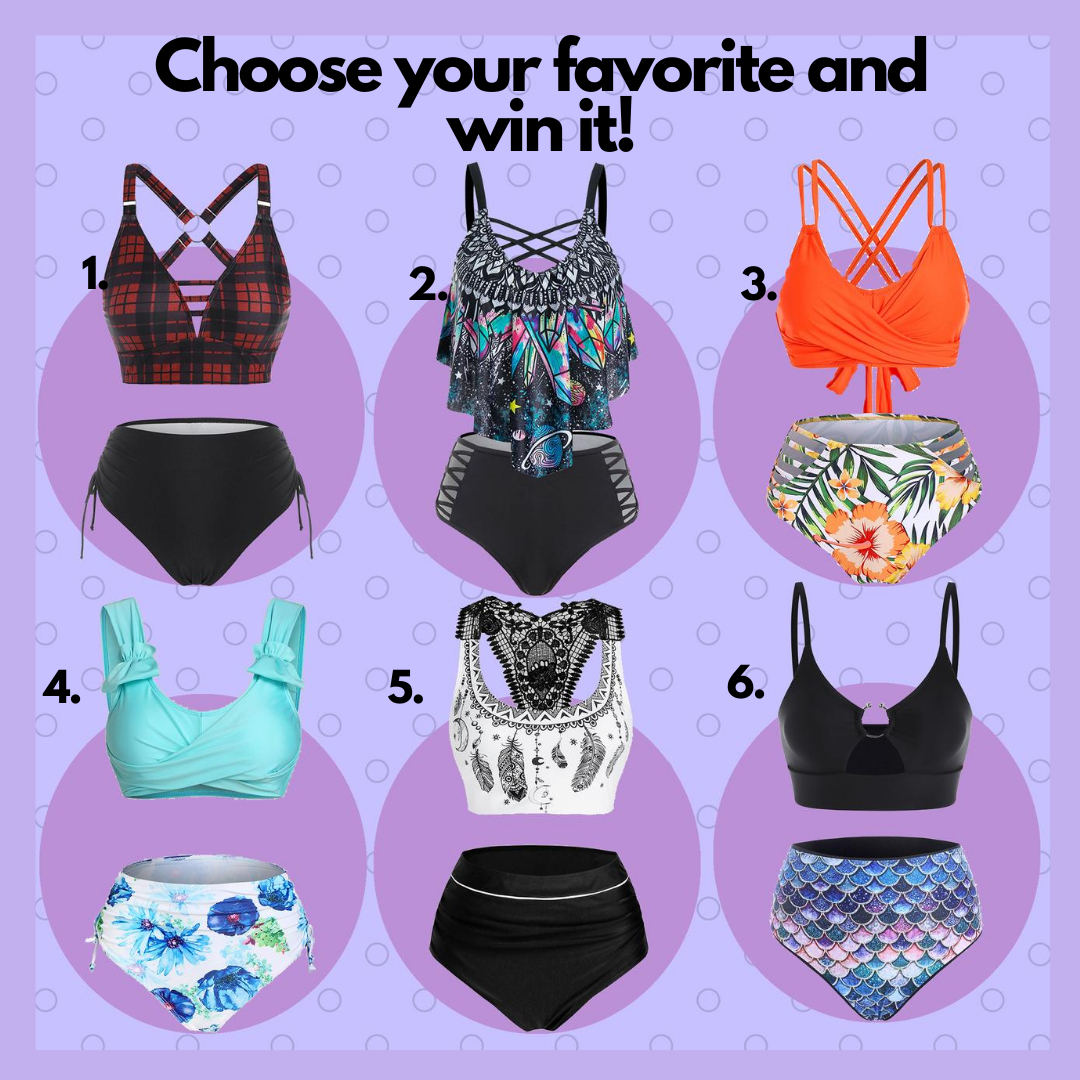 Dresslily - 🖤Hello Newbies!! We have some very cute new swimwear arrivals that we know you will love!! Choose your favorite and win it!! We will choose 13 winners!!⁣
👉Find these and more cute styles h...