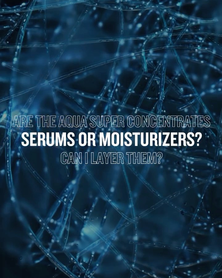 BIOTHERM - The unique texture of our Aqua Super Concentrates is so potent that we are often asked if they are a serum or a moisturizer. We are here to clear up the confusion! 

Aqua Super Concentrates...