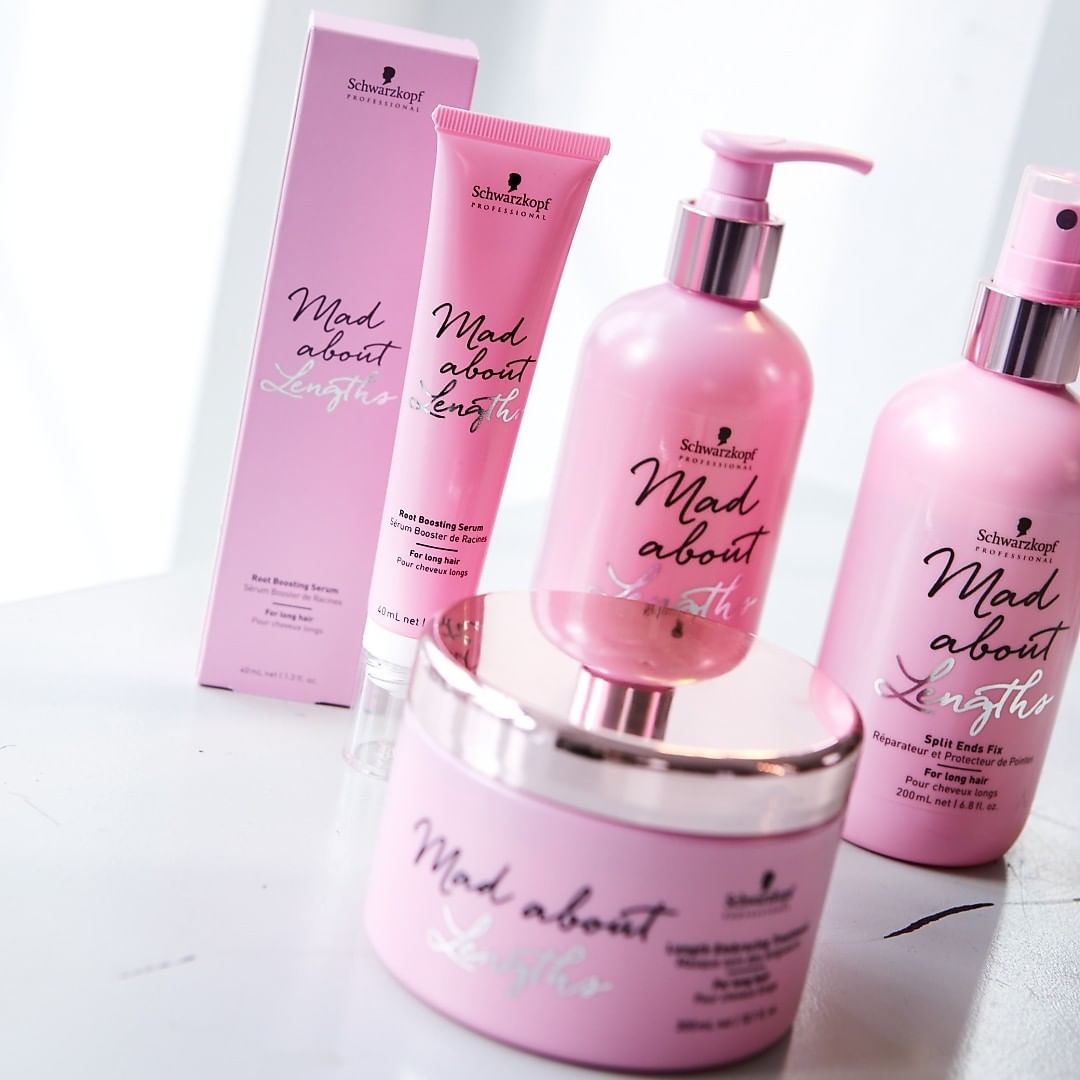 Schwarzkopf Professional - Hey long hair lovers! Don’t forget to keep yours strong and bendable from root-to-tip with #MadAboutLengths Root Boosting Serum & Split Ends Fix 🌟
#MadAbout #healthyhair #lo...