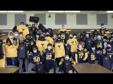 Surprising My Former High School’s Football Team Pt. 1 | The Rock