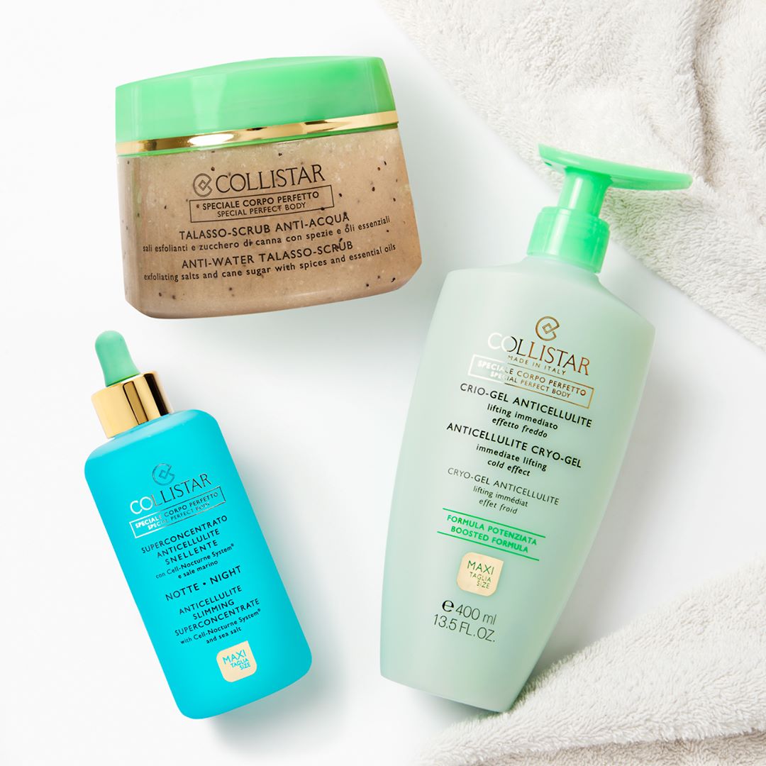 Collistar Italia - Cellulite e gambe appesantite dal caldo? Scopri l'efficacia della nostra beauty routine che stimola la circolazione e combatte ritenzione idrica e gambe gonfie con Talasso-Scrub Ant... Collistar Italia - Cellulite e gambe appesantite dal caldo? Scopri l'efficacia della nostra beauty routine che stimola la circolazione e combatte ritenzione idrica e gambe gonfie con Talasso-Scrub Ant...
