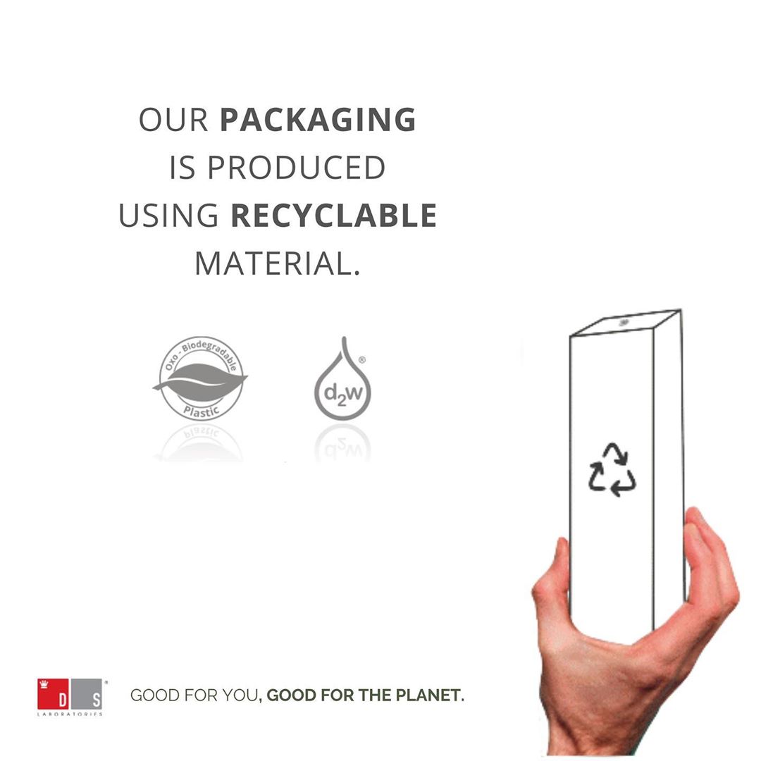 DS Laboratories - We take our commitment to the environment seriously, both in our products and our packaging. To that end, we recently introduced OxO biodegradable packaging. It’s the same great prod...