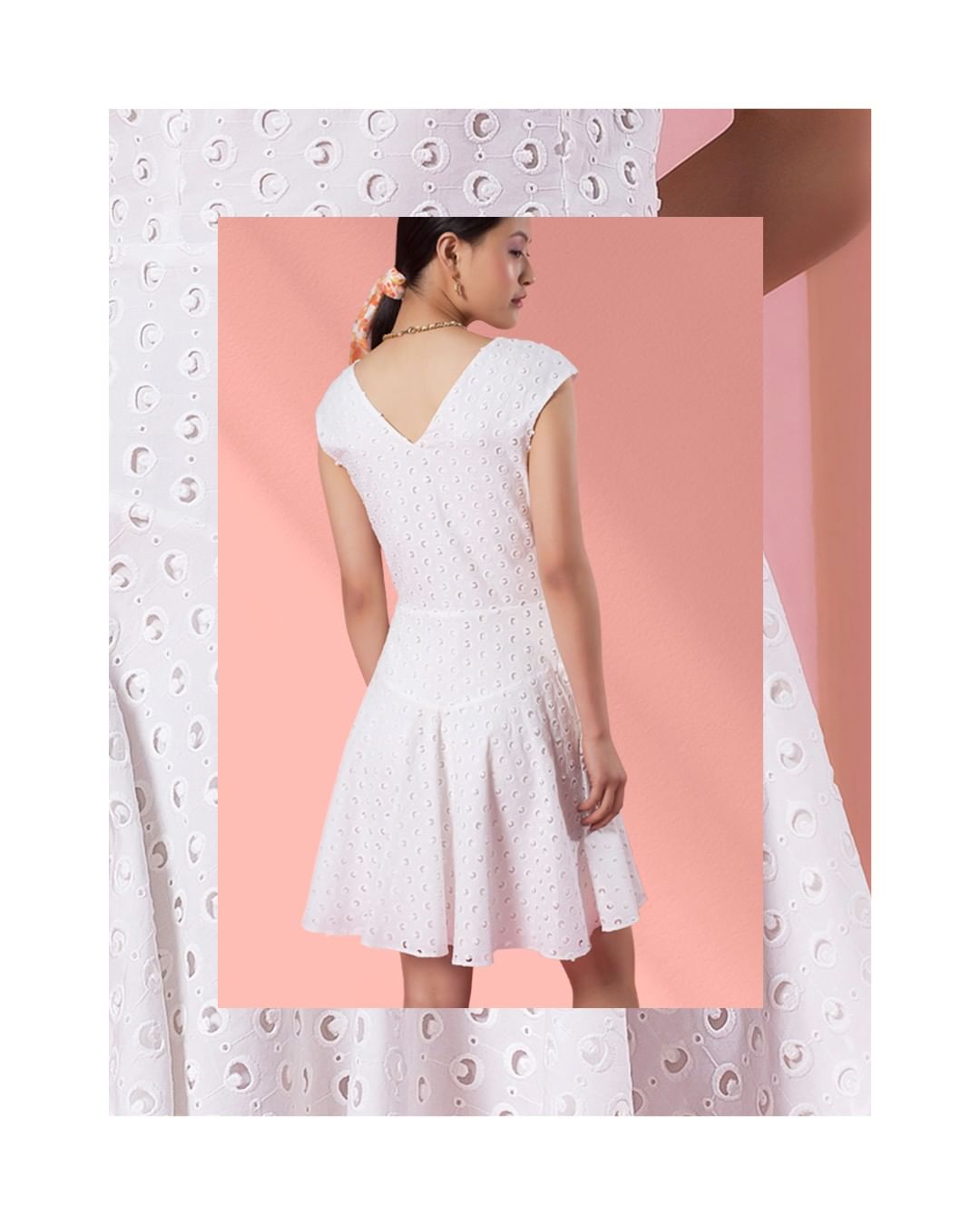 Cacharel - ROBE MARIA ⠀⠀⠀⠀⠀⠀⠀⠀⠀
♡  Robe en broderie anglaise à motifs petits « C »⠀⠀⠀⠀⠀⠀⠀⠀⠀
♡ 100% coton⠀⠀⠀⠀⠀⠀⠀⠀⠀
♡ Décolleté en V devant et dos⠀⠀⠀⠀⠀⠀⠀⠀⠀
⠀⠀⠀⠀⠀⠀⠀⠀⠀
À retrouver en exclusivité sur...