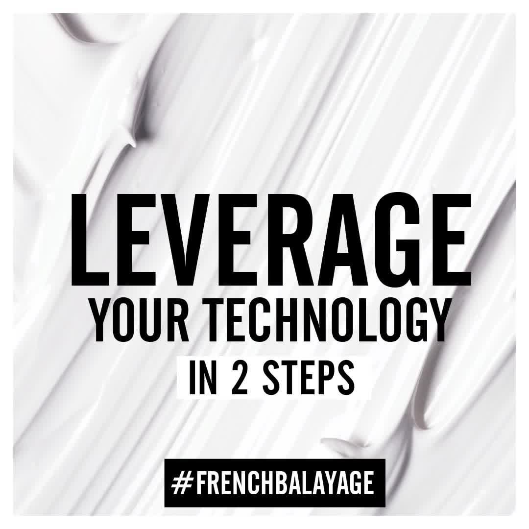 L'Oréal Professionnel Paris - 🇺🇸/🇬🇧 Leverage your technology with French Balayage!
A perfect Balayage service in 2 steps:
1⃣ Blond Studio: complete lightening toolbox to achieve any lightening effects...