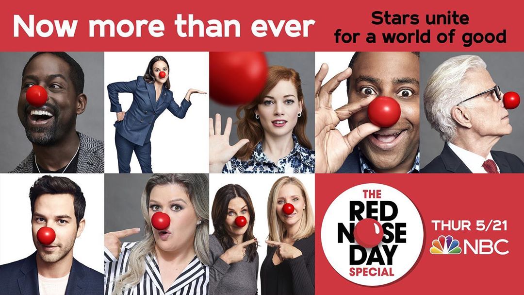 Julia Roberts - Together, we can end child poverty — one nose at a time. 🔴 Join me, and get your #NosesOn at NosesOn.com before The #RedNoseDay Special May 21 on @nbc