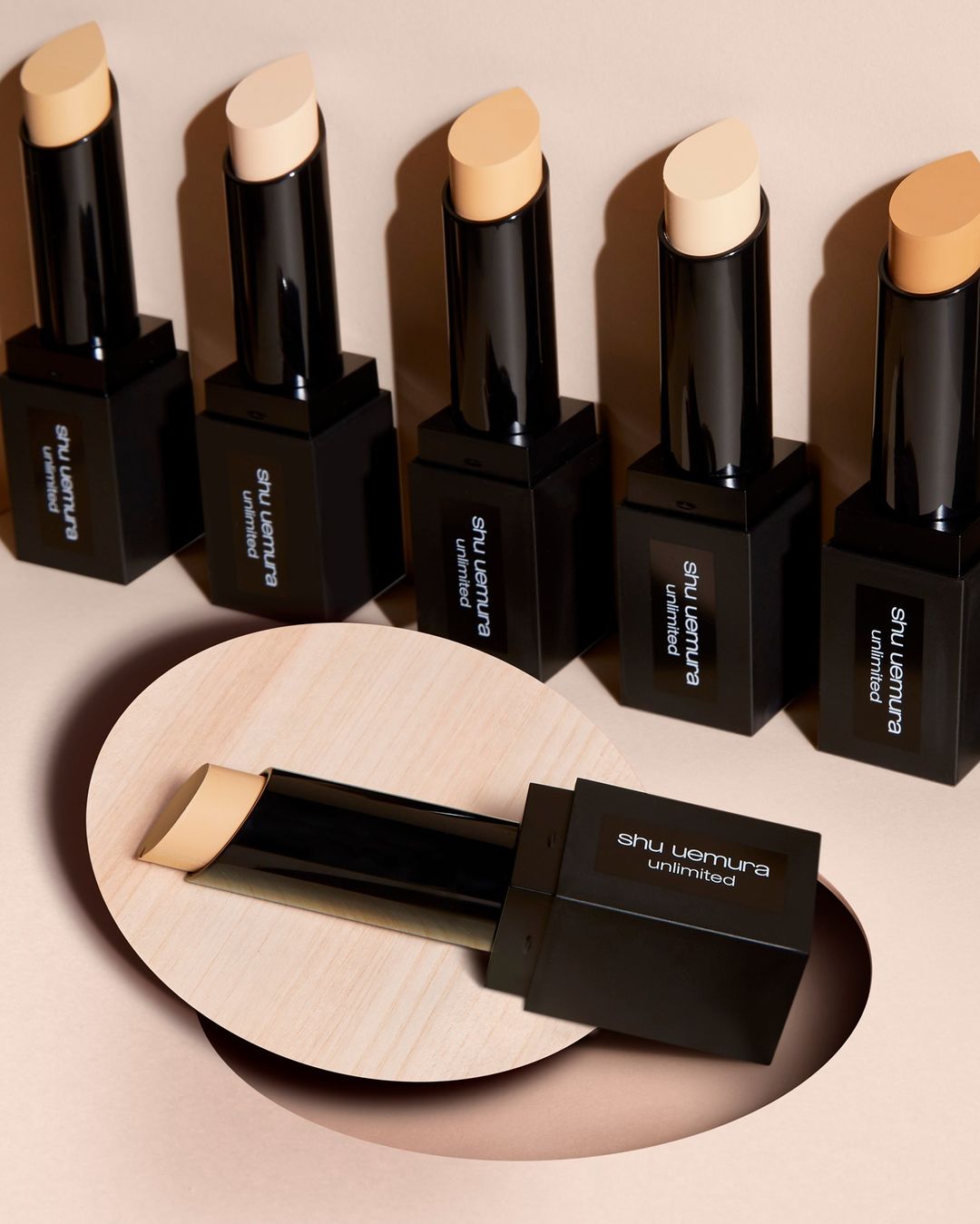 shu uemura - our cream-to-powder blendable foundation stick provides precise application for a natural matte finish. 🌾 #shuuemura #japanesemastership #unlimitedfoundation⁠