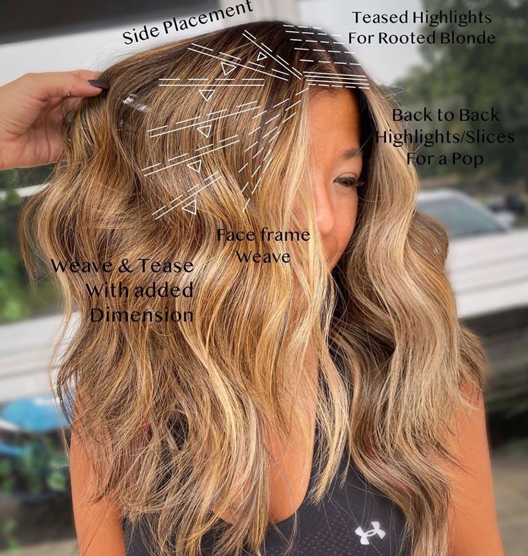 SexyHair® - #Repost @jessicascotthair ⁣
⚠️Side Placement of my weave & Tease... Took 5 hours for this correction! 👉🏻Once you get the color right and have the perfect blend, the maintenance is very eas...