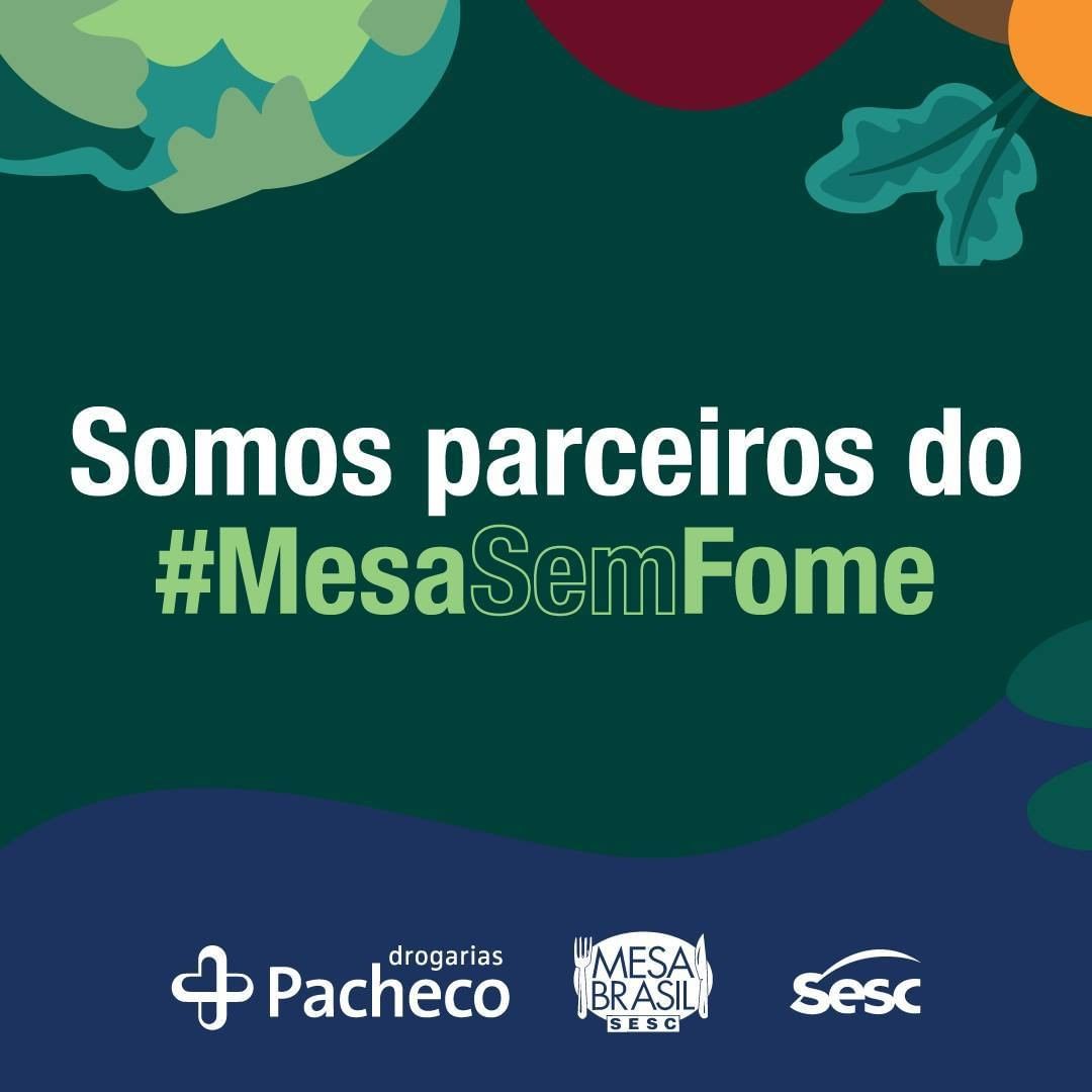 Drogarias Pacheco - Estamos juntos ao #MesaSemFome para levar alimentos e itens de higiene a quem precisa. Ajude: doe nas Drogarias Pacheco.