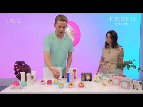 FOREO UFO - one palm-sized device - six different treatments