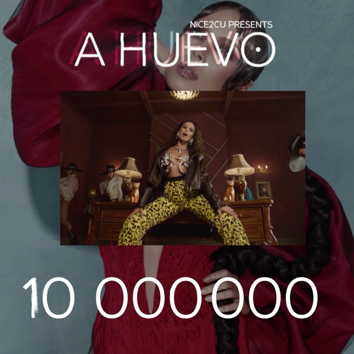 NK | Nastia Kamenskykh - 10 MILLION VIEWS OF #AHUEVO ON YOUTUBE 🔥
⠀
It is less than 1 month from its release and already 10 mio! 🤩
⠀
And I’m still very happy and grateful for u guys listening to “A Hu...