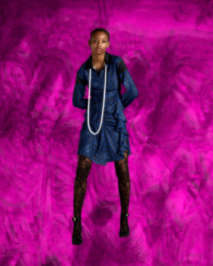 Emilio Pucci - Christelle Kocher’s streetwise aesthetic marries Pucci’s feminine codes in this dress featuring the KOCHÉ x PUCCI all-over monogram. Now on EmilioPucci.com (link in bio) and in boutiqu...