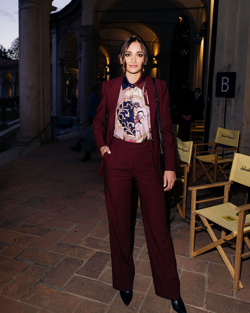 Salvatore Ferragamo - It was an honour to have Alessia Bonari, one of the frontline workers who became a symbol of resilience against the Covid-19 struggle in Italy, as a guest at the Salvatore Ferrag...