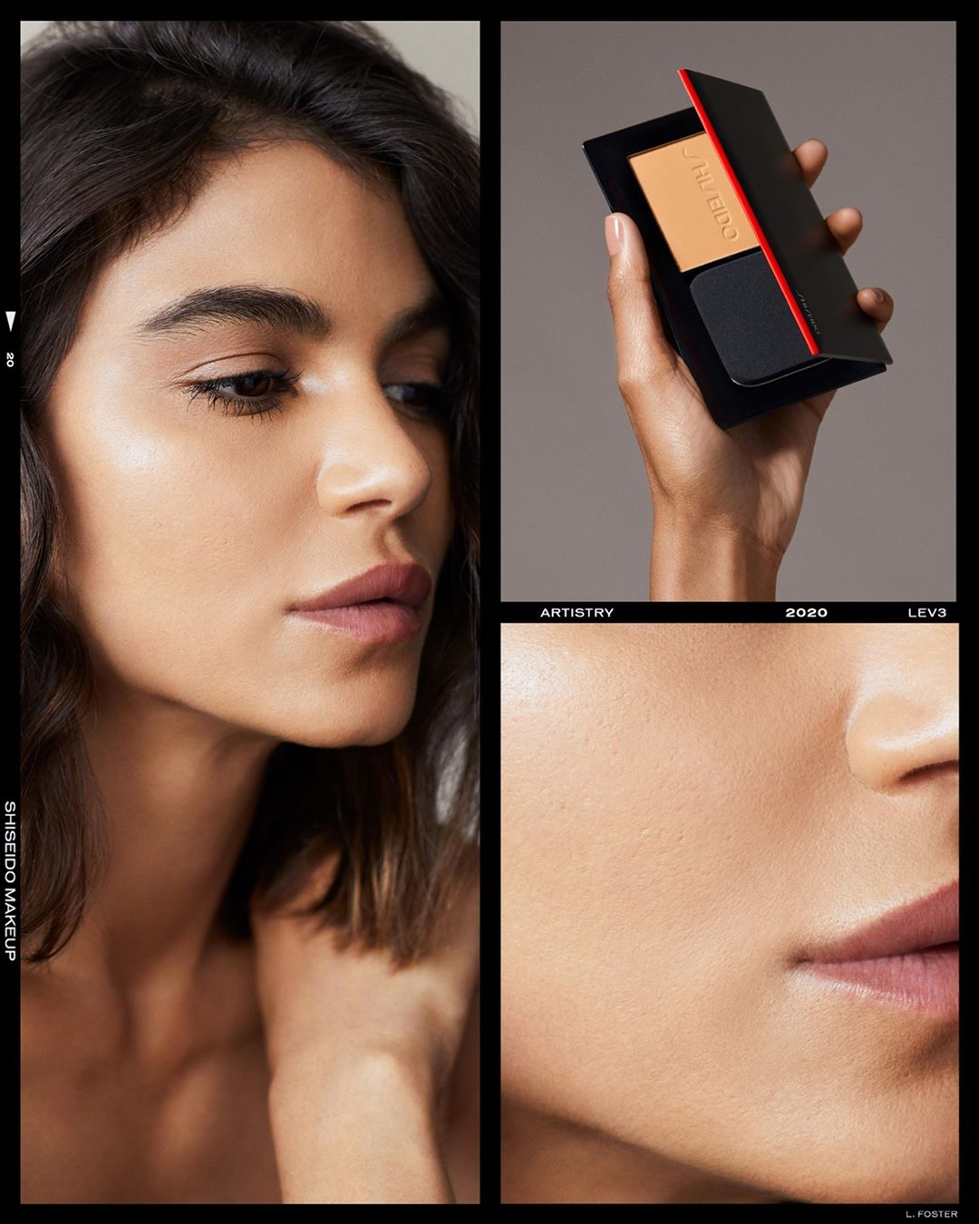 SHISEIDO - Synchro Skin Self-Refreshing Custom Finish Powder Foundation allows you to control your level of long-lasting coverage. Use it with a damp sponge to create a crease-proof canvas or buff acr...