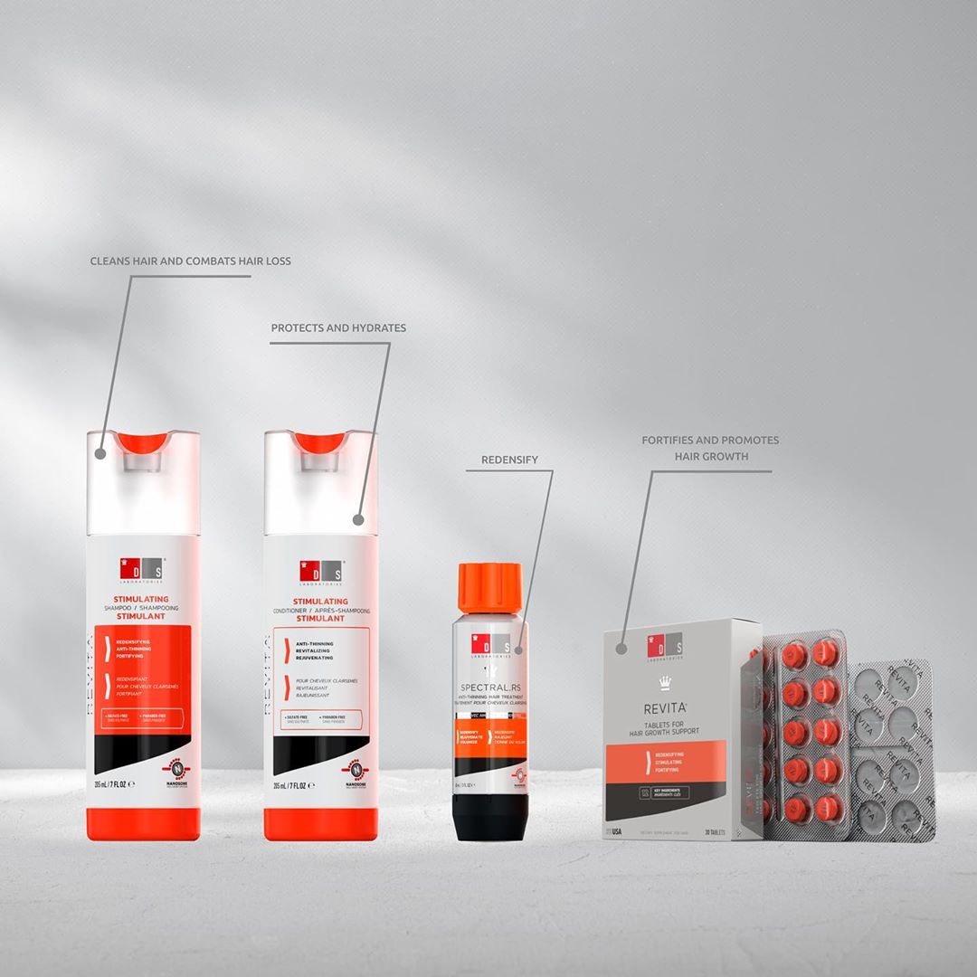 DS Laboratories - Our #HairLossRoutine is designed to treat hair loss and thinning.
1. Clean your hair with Revita shampoo, it stops hair loss and strengthens the hair.
2. Protect and hydrate your hai...