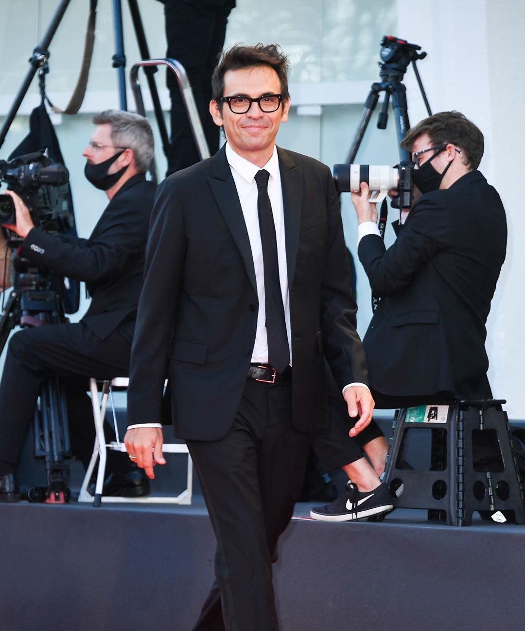 Valentino - To the Closing Ceremony of this year’s Venice Film Festival, @lagioia.nicola walked the red carpet in a Valentino tuxedo and a pair of Valentino Garavani shoes.