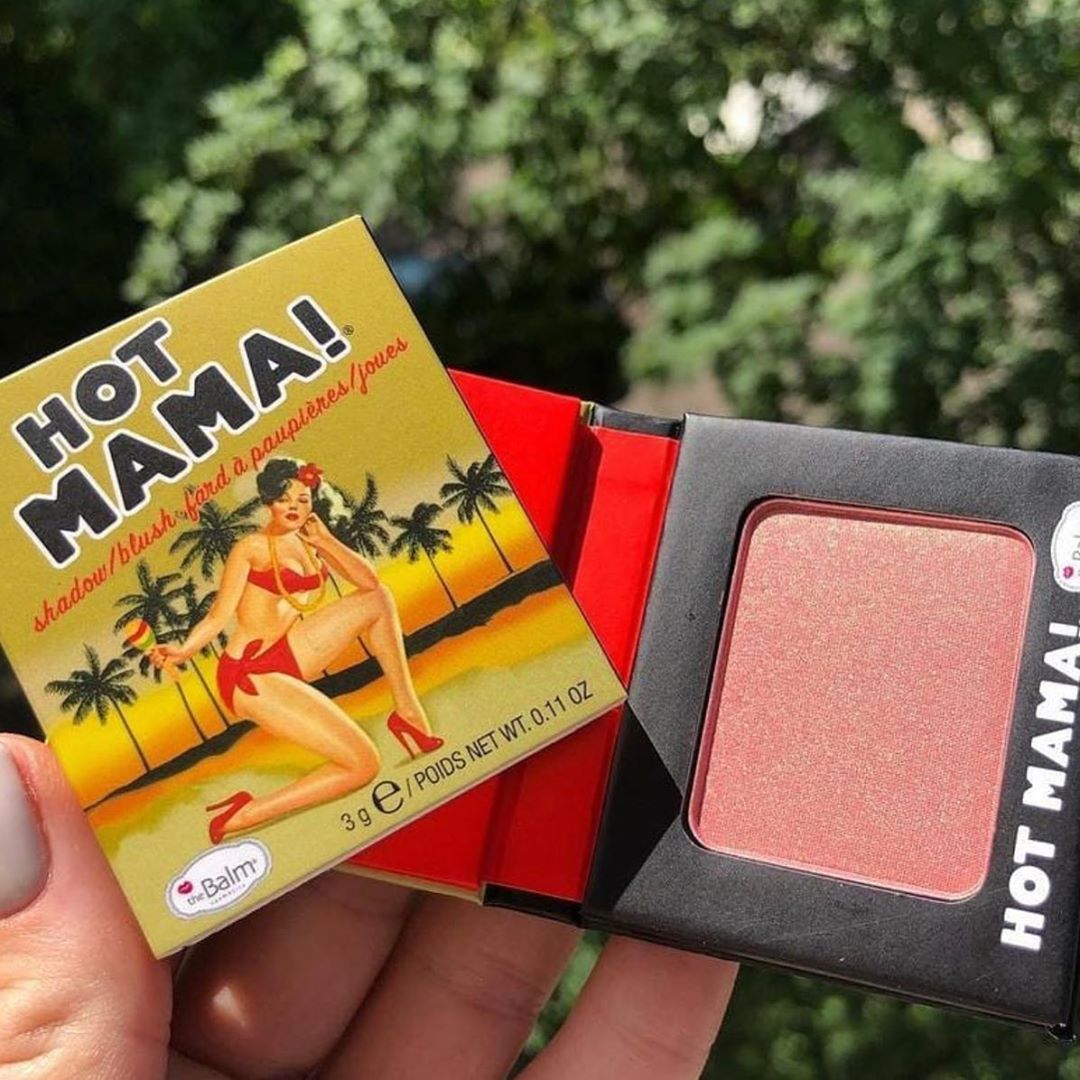 theBalm Cosmetics - Put the 🔥 in Hot Mama with this gorgeous pinky-peach hue. A swipe of this and you’re ready to hit the town! (at a distance of course 🙃)