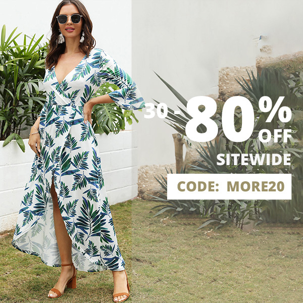 Dresslily - ✨Don't miss out on our️🎉 ANNIVERSARY SALE!!️🎉 Get up to 80%off Sitewide!!⁣
️🎈CODE: MORE20 [Get extra 22% off]⁣
#Dresslily
