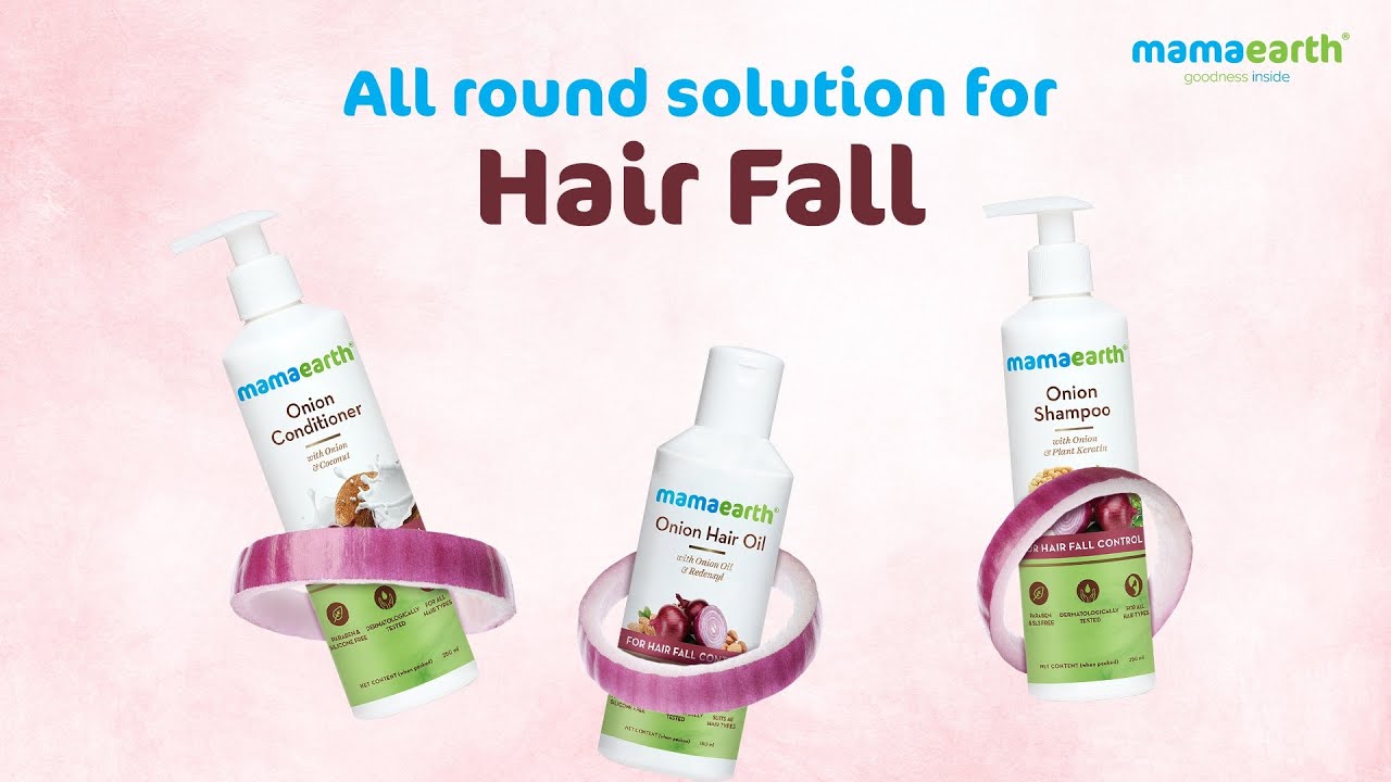 Stop Hair Loss and Get Healthy Hair Growth with Mamaearth Onion Hair Care Range | #Mamaearth India