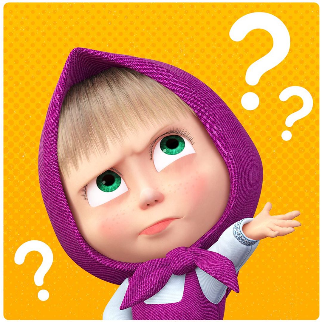 Masha And The Bear Official - Masha has another question: Why do parents get to point to other kids as an example to follow, but kids don’t get to point to other parents as one? #MashaAndTheBear #Chil...