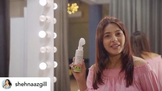 Mamaearth - #Repost 
The magical Mamaearth Micellar Water Foaming Makeup Remover has turned @shehnaazgill into a believer! 

She took the #MinuteToCleanIt Challenge and was pleasantly surprised at cle...