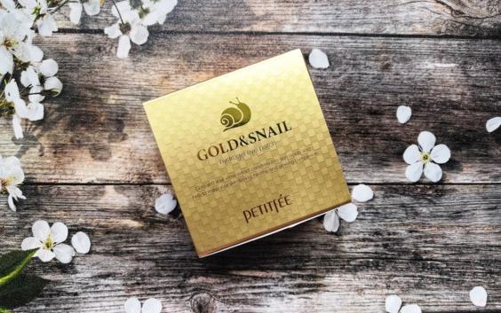 Гидрогелевые патчи для глаз Petitfee Gold&Snail hydrogel eye patch