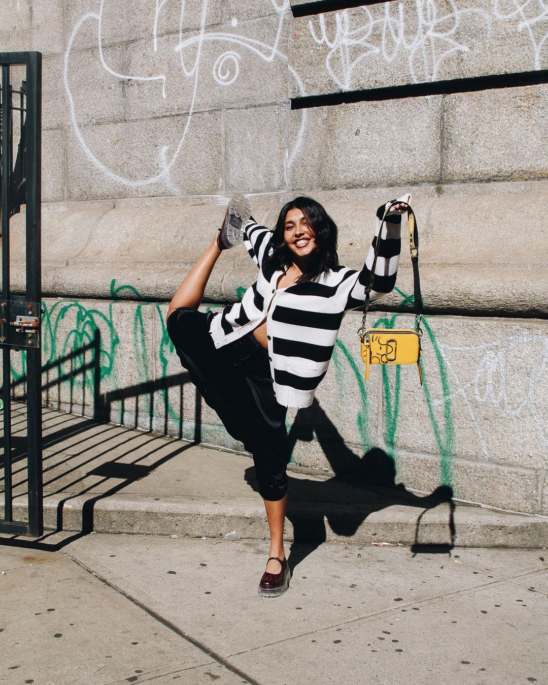 Marc Jacobs - Imaan wears THE PEANUTS SNAPSHOT.
 
Photographed by @TyrellHampton

September 21, 2020 in New York City.