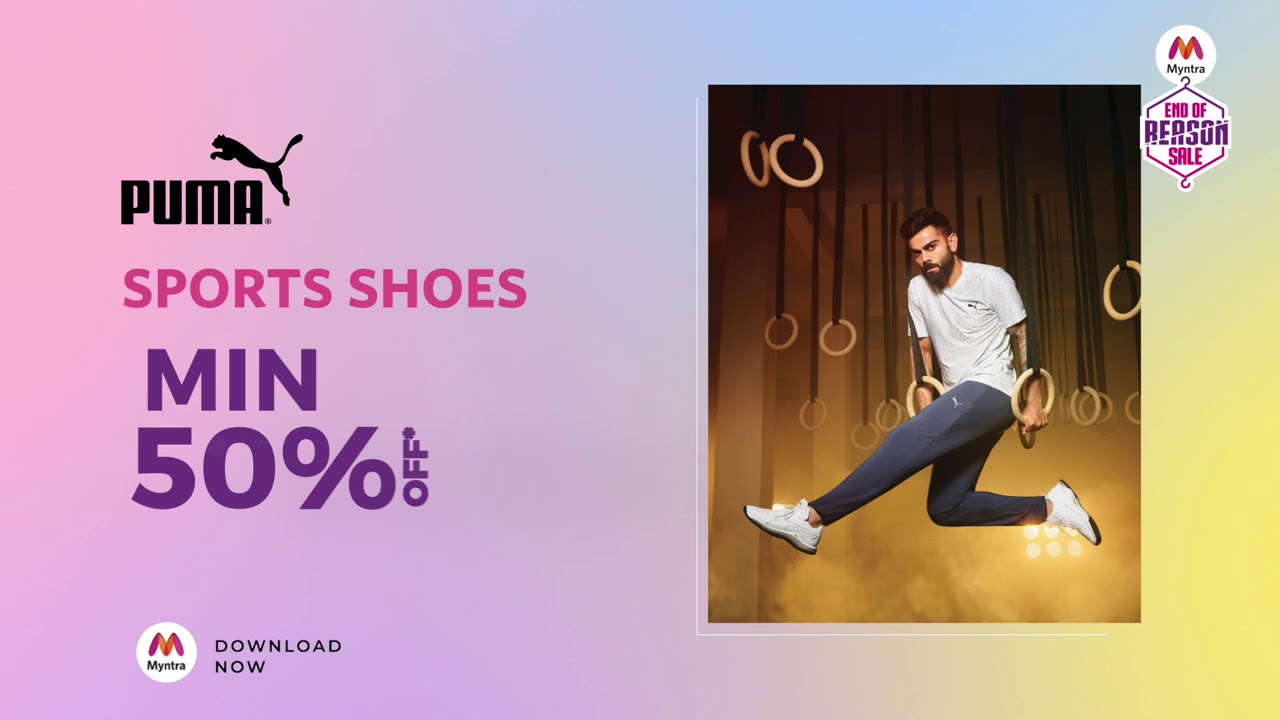 Myntra End of Reason Sale is Now Live ! Shop the Biggest Deals on Sports Footwear