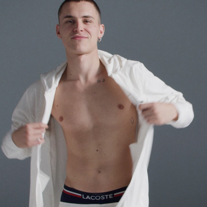 Lacoste - Always ready when it’s about essentials.  #CrocodileInside #LacosteUnderwear @aron.piper