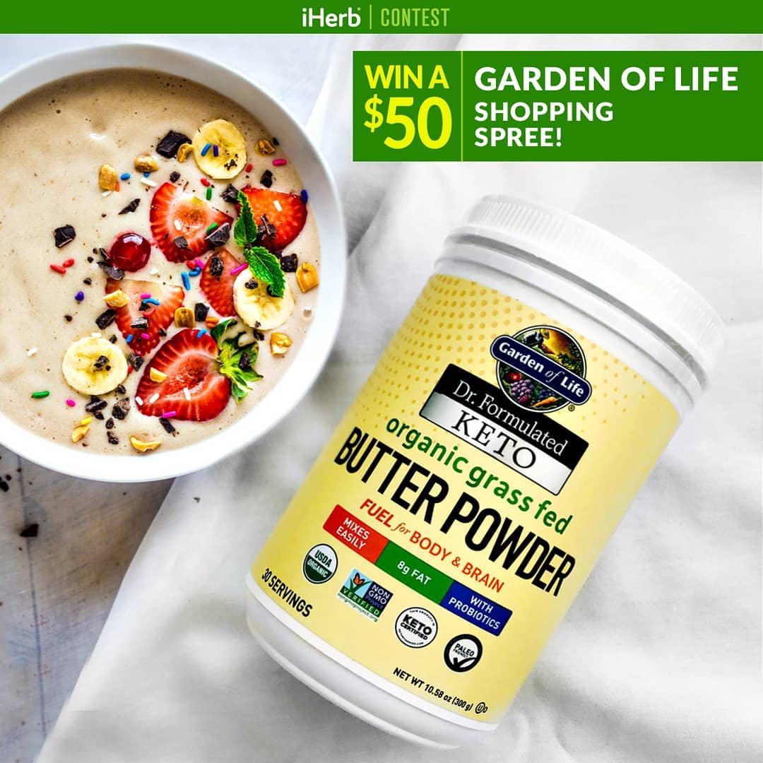 iHerb - Meet your keto goals with @gardenoflife Dr. Formulated Keto Organic Grass Fed Butter Powder. Used to fuel your body and brain, it's easy to incorporate into your daily routine. Add it to your...