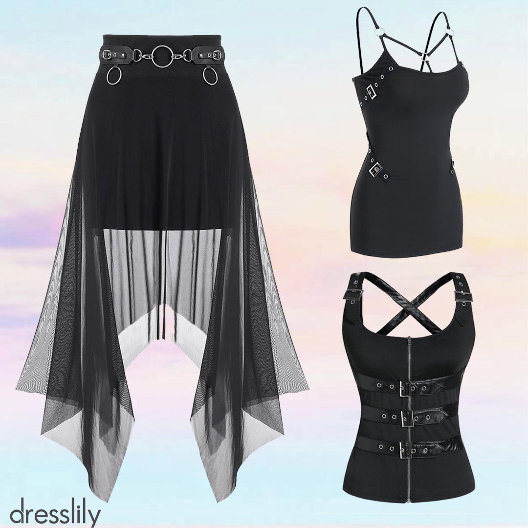 Dresslily - ✨🖤Gothic vibes!!⁣
👉Shop in our bio link!⁣
🔥CODE: IG2020 [Get 22% off]⁣
#Dresslily