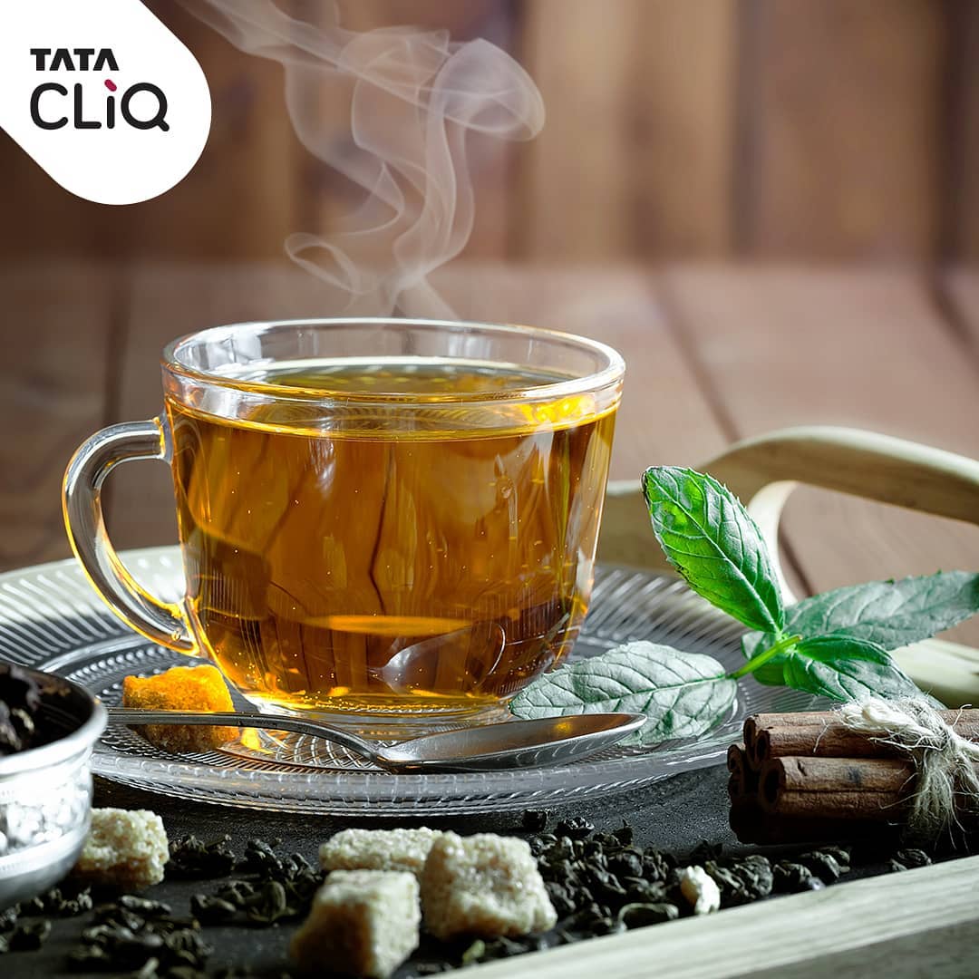 Tata CLiQ - #NoteToSelf: A cup of #tea always helps! Give your gut the goodness it deserves. Boost your #immunity and soothe your soul with our wide selection of teas. Tap to explore!