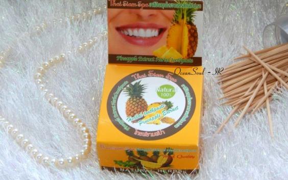Зубная паста Thai Siam Spa Pineapple Extract Herbal Toothpaste фото