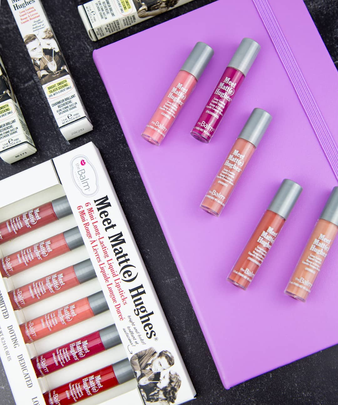 theBalm Cosmetics - Mini matte madness! Head to theBalm.com to see all of our mini lip kits, we guarantee there's a kit for you. 💋