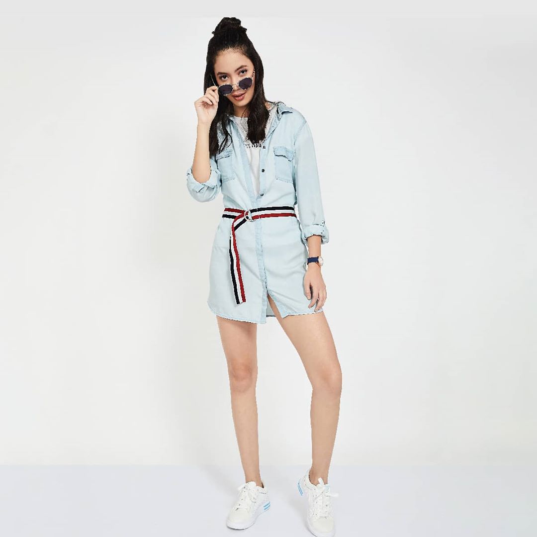 Lifestyle Store - Enjoy weekend lounging in a long shirt tunic with a multi-color belt from Fame Forever by Lifestyle.
.
2 is always better than 1! Get 2 of your favorite styles with the BIG BUY 1 GET...